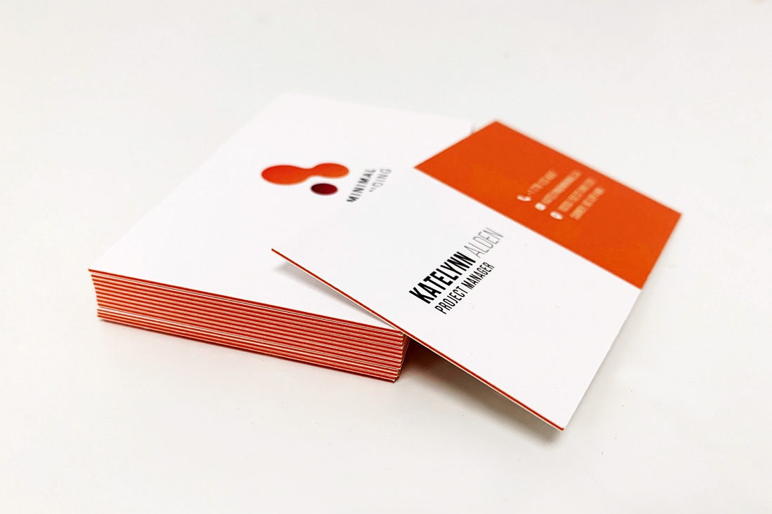 Triple Color Layer Business Card